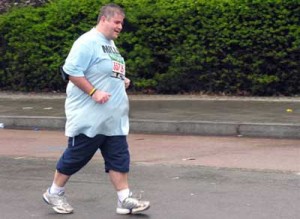 Health Mistakes - Fat Man Jogging