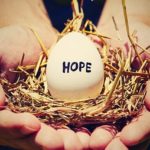 "hope" on egg