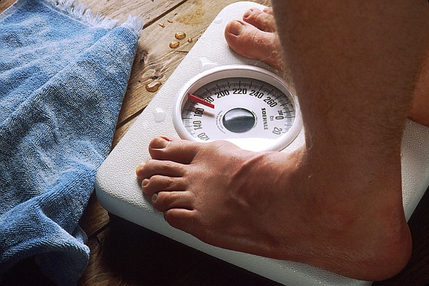 male feet weight scale