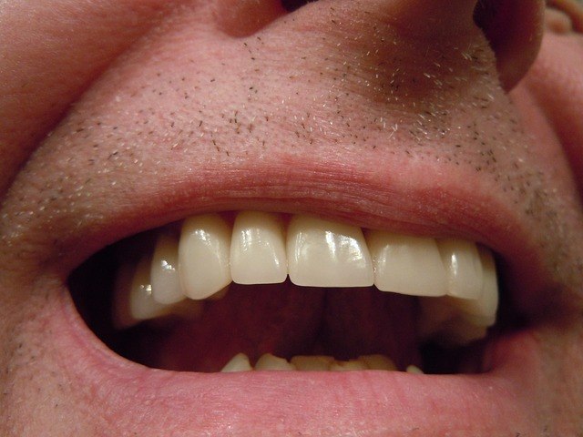 teeth mouth man