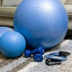 home fitness ball training