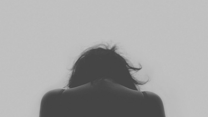 woman back -sadness