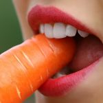 carrot lips teeth