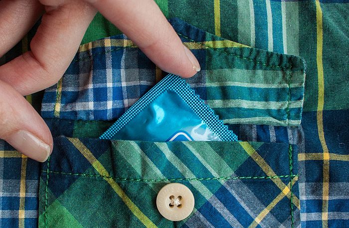 safe sex condom pocket